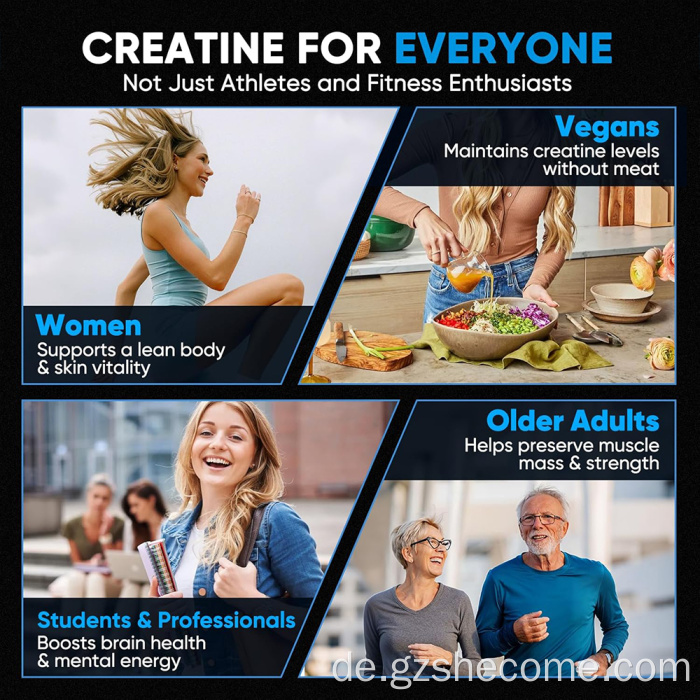 Hochwertiges Kreatin-Monohydrat-Pulver, geschmacksneutrales Kreatin